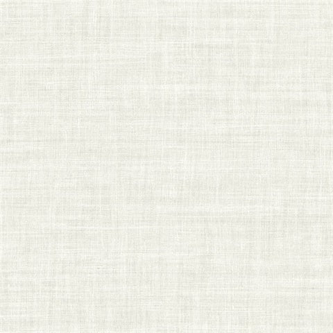 CL20520 White Randi Tight Weave Faux Grasscloth Wallpaper