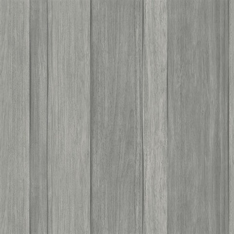 CL20808 Grey Radnor Faux Wood Plank Wallpaper