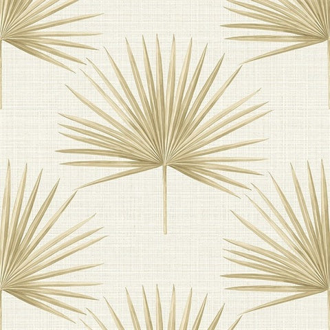 CL20903 Neutral Richmond Palm Faux Grasscloth Wallpaper