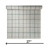 CL21404 Vinyl Green Ralph heritage plaid faux fabric wallpaper 3D wallcoverings
