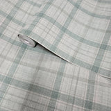 CL21404 Vinyl Green Ralph heritage plaid faux fabric wallpaper 3D wallcoverings

