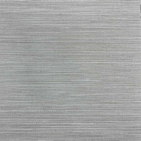 CL22102 Silver Rockland Pearlescent Faux Grasscloth Wallpaper