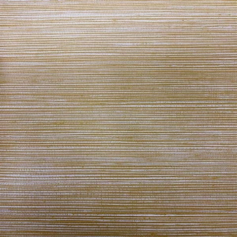 CL22106 Gold Rockland Pearlescent Faux Grasscloth Wallpaper