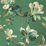 CL31404 Floral green off white magnolia blossoms flowers branches plants Wallpaper rolls