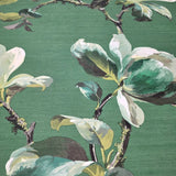 CL31404 Floral green off white magnolia blossoms flowers branches plants Wallpaper rolls