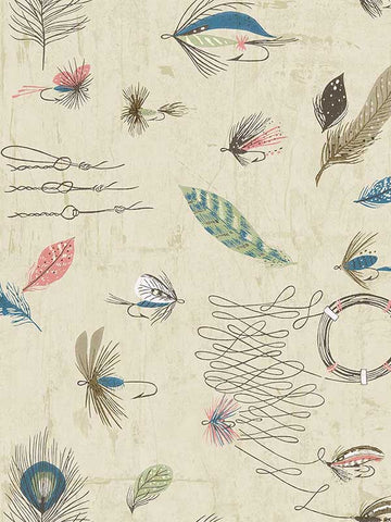 CL72001 Thaxted Milkshake Wallpaper