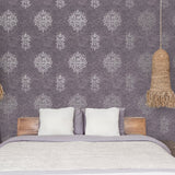 CM2481 Lustre Damask Wallpaper