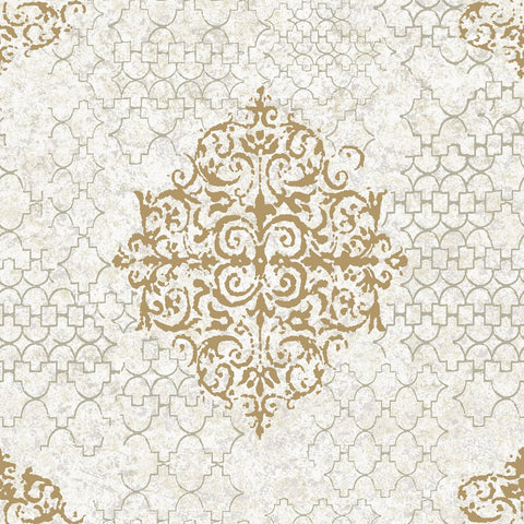 CM2485 Lustre Damask Wallpaper 