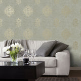 CM2486 Lustre Damask Wallpaper