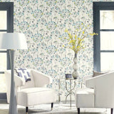 CN2102 Flourish Turquiose Wallpaper