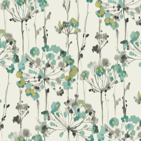 CN2102 Flourish Turquiose Wallpaper
