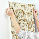 CN2105 Flourish Burnt Orange Wallpaper 