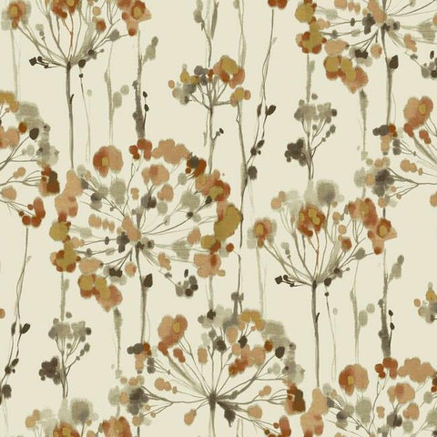 CN2105 Flourish Burnt Orange Wallpaper 