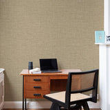 CO1005 Rough Textile Brown Wallpaper 