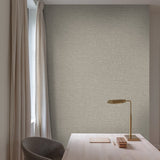CO1009 Rough Textile Brown Wallpaper