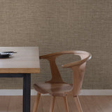 CO1012 Rough Textile Brown Wallpaper