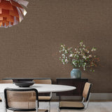 CO1013 Rough Textile Brown Wallpaper 