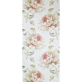 CR21314 Ivory off white pink floral large peony blossom flowers Biedermeier wallpaper 3D
