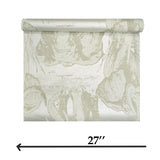 CR22100 Flocking velvet Textured ivory beige off white safari elephant wallpaper roll 3D
