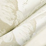 CR22100 Flocking velvet Textured ivory beige off white safari elephant wallpaper roll 3D
