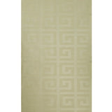 CR33406 Geometric brass beige gold metallic flocked greek key textured geo wallpaper 3D
