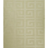 CR33406 Geometric brass beige gold metallic flocked greek key textured geo wallpaper 3D
