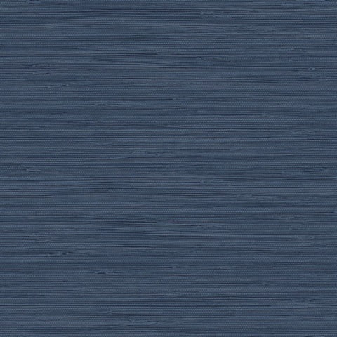 CR80822 Cayman Blue Faux Grasscloth Wallpaper