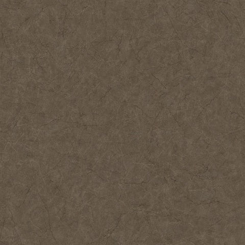 CR81216 Hickory Cracked Leather Wallpaper