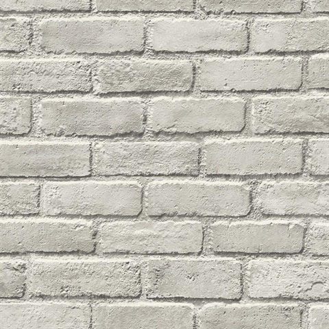 CR81408 Grey Cloud Brick Wallpaper