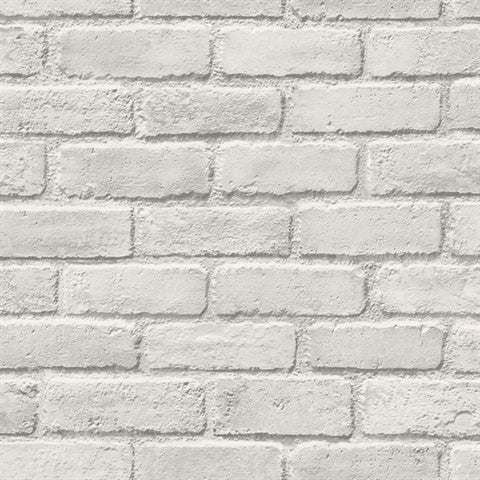 CR81410 Light Grey Brick Wallpaper