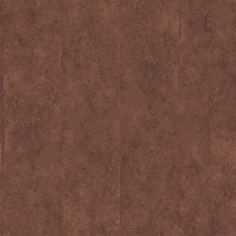 CR81701 Burgundy Faux Leather Wallpaper