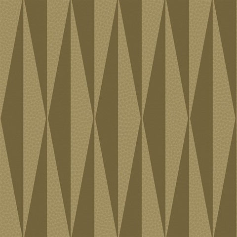 CR82905 Khan Geometric on Leather Wallpaper