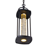 0407P6-1-101 Greenwood LED Outdoor Black Pendant