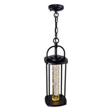 0407P6-1-101 Greenwood LED Outdoor Black Pendant