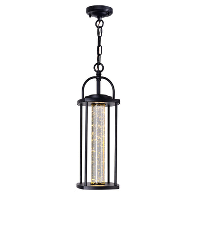 0407P6-1-101 Greenwood LED Outdoor Black Pendant