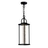 0407P6-1-101 Greenwood LED Outdoor Black Pendant