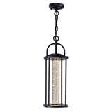 0407P6-1-101 Greenwood LED Outdoor Black Pendant