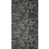Z80013 Charcoal black dark gray gold metallic faux cracked concrete textured wallpaper