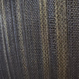 Z18911 Charcoal gray gold metallic Textured plain vertical lines faux fabric Wallpaper