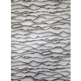 SW7408, 10930 Contemporary White gray wave lines wavy sand pattern modern Wallpaper 3D