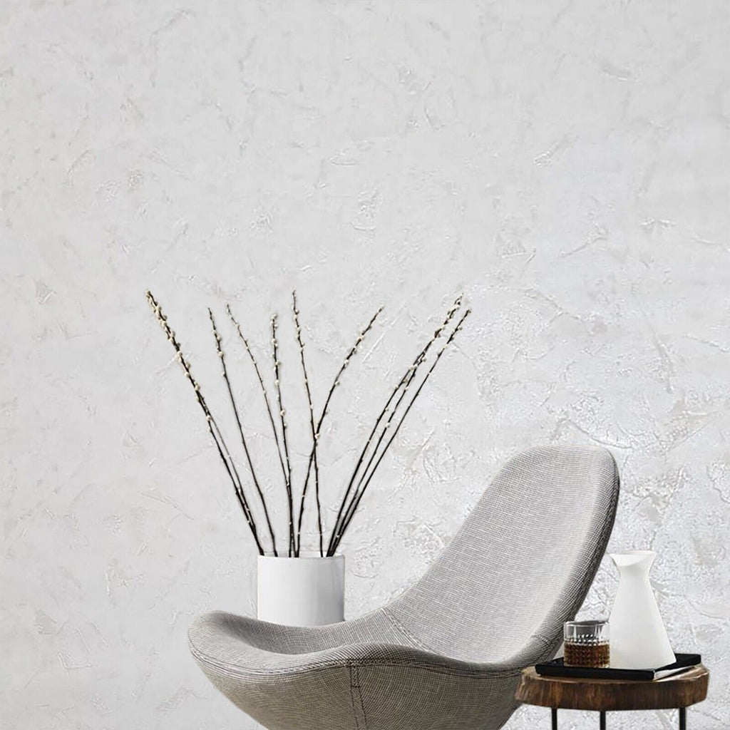 Z64821 Contemporary ivory off white gold cream wallpaper textured faux wallcoveringsmart