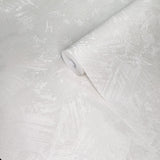 Z66823 Contemporary satin ivory off white faux concrete plaster textured Wallpaper roll