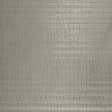 Z80032 Gray Taupe gold metallic reflection textured wave lines faux fabric Wallpaper 3D