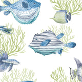 DB10210 Oceanna White Wallpaper 