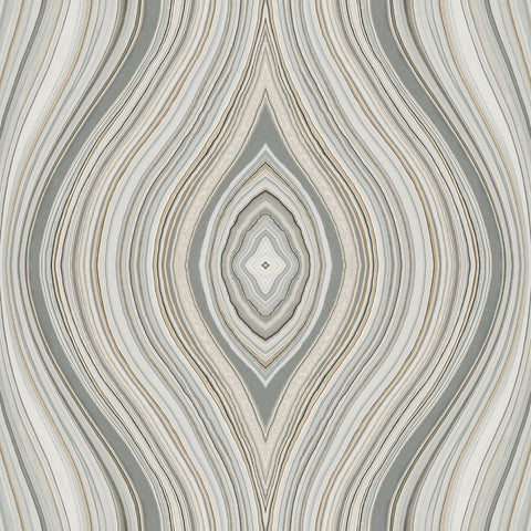 DB10600 Milano Gray Champagne Metallic Wallpaper