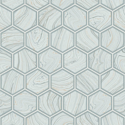 DB10702 Daisy Indigo Aqua Wallpaper 