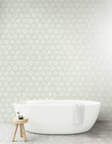 DB10705 Daisy Indigo Neutrals Wallpaper