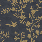 DB11200 Silhouette Peppercorn Champagne Metallic Wallpaper 