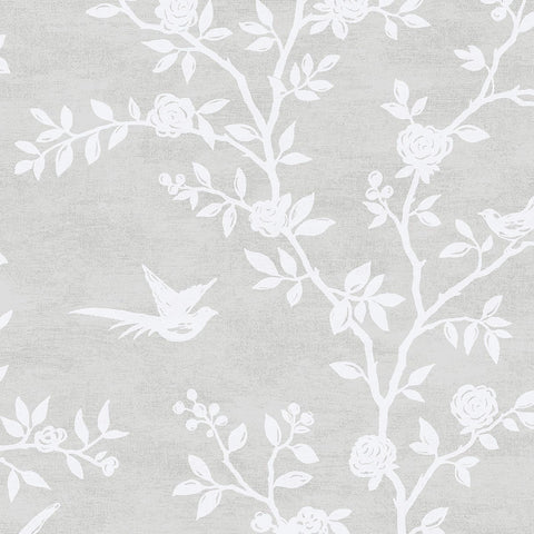 DB11207 Silhouette Putty Oyster Wallpaper