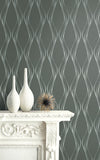 DB11410 Muse Peppercorn Silver Wallpaper